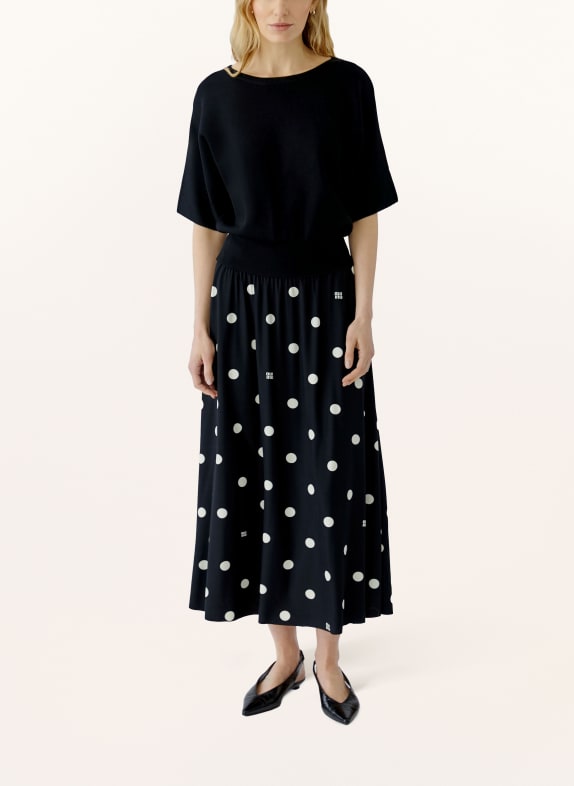 oui Tricou din tricot NEGRU