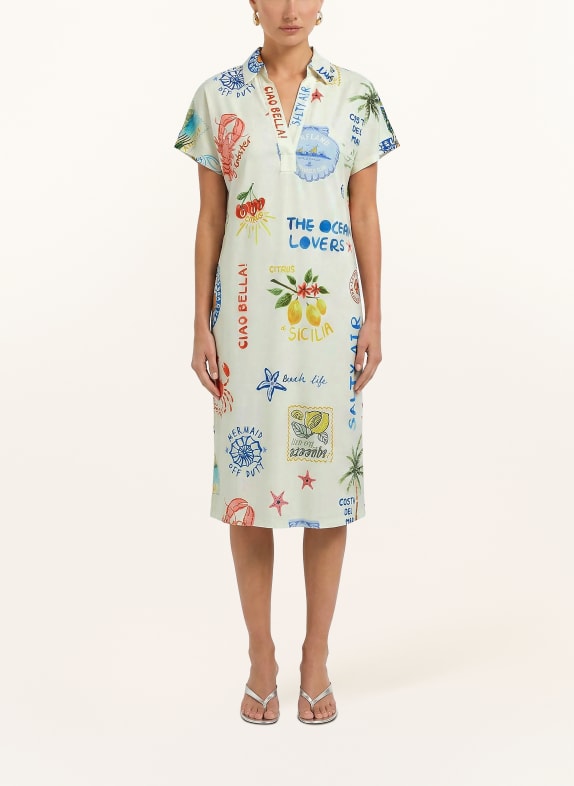 oui Jurk WIT / ROOD / BLAUW