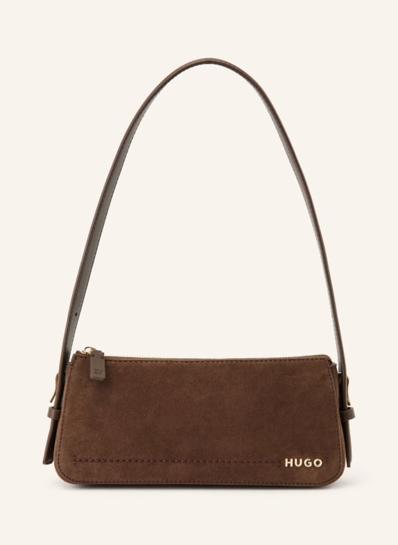 HUGO Schultertasche YORIH BRAUN / GOLD