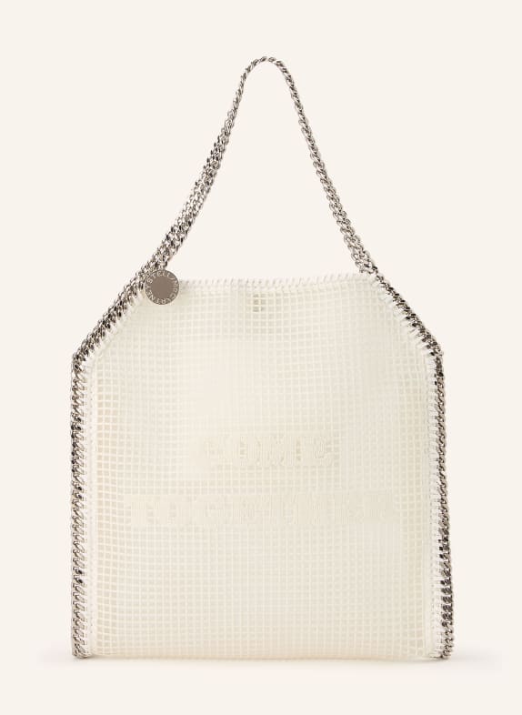 STELLA McCARTNEY FALABELLA Mesh Shoulder Bag WHITE / SILVER