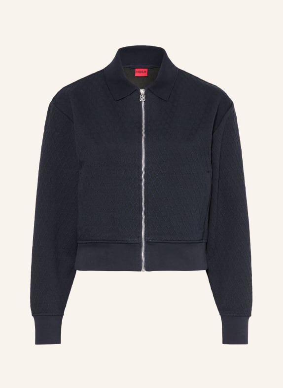 HUGO DADRID Knit Jacket DARK BLUE
