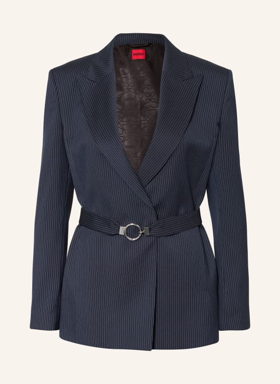 HUGO AMORIA Blazer DARK BLUE / WHITE