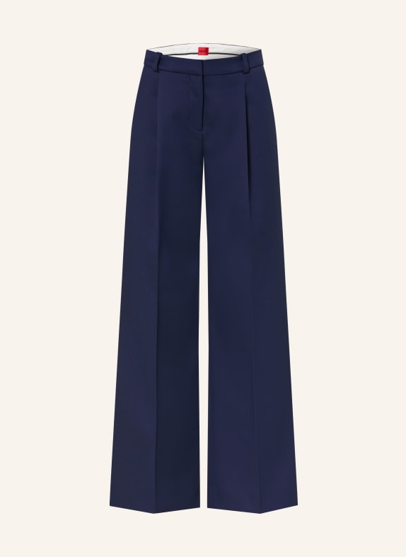 HUGO Pantalon Marlene HALATI BLEU FONCÉ