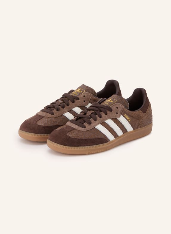 adidas Originals Sneaker SAMBA OG BRAUN / GOLD / CREME