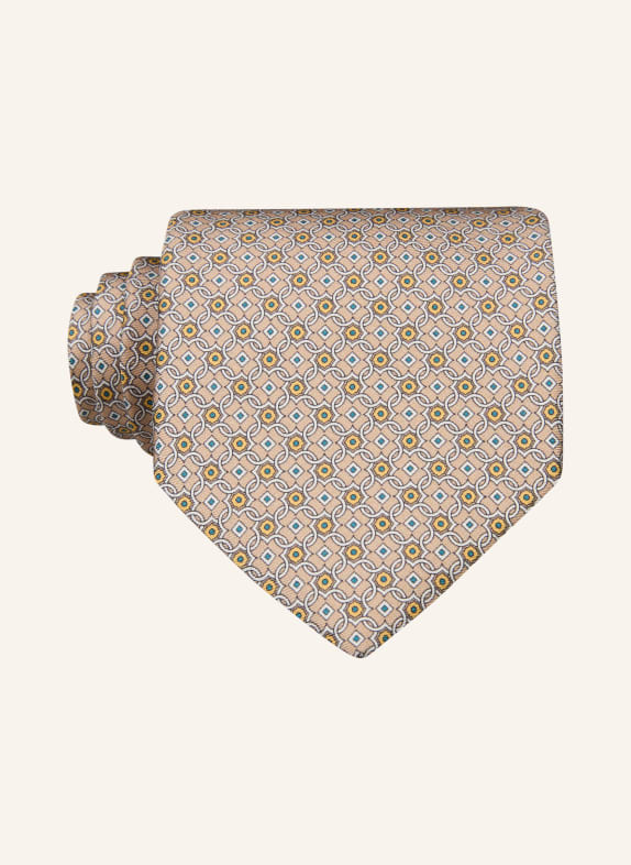 ETON Stropdas LICHTBRUIN / GEEL / DONKERBLAUW