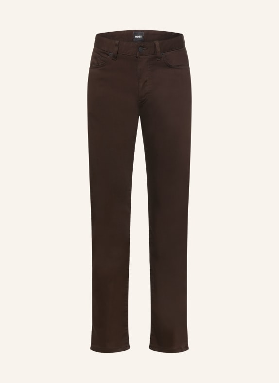 BOSS Jeans DELAWARE Slim Fit MARRON FONCÉ