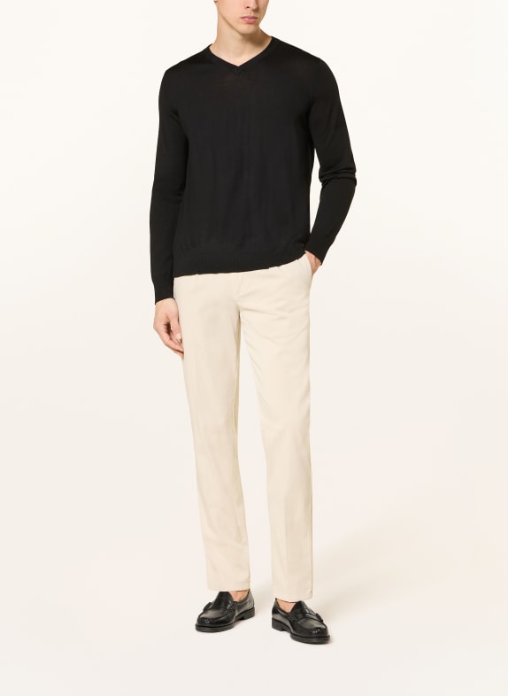 STROKESMAN'S Pullover aus Merinowolle SCHWARZ