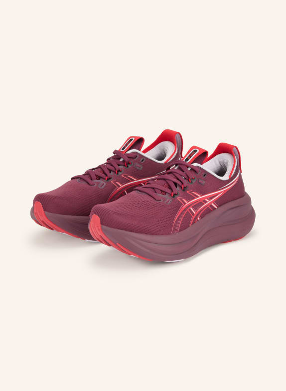 ASICS GEL-NIMBUS 28 running shoes DARK RED / RED