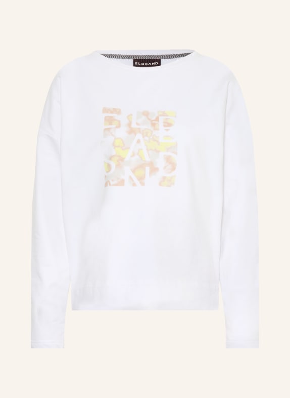 ELBSAND Sweatshirt ALVIT WEISS / CAMEL / GELB