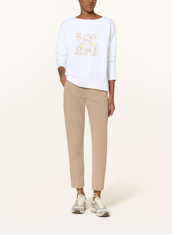 ELBSAND Sweatshirt ALVIT WIT / CAMEL / GEEL