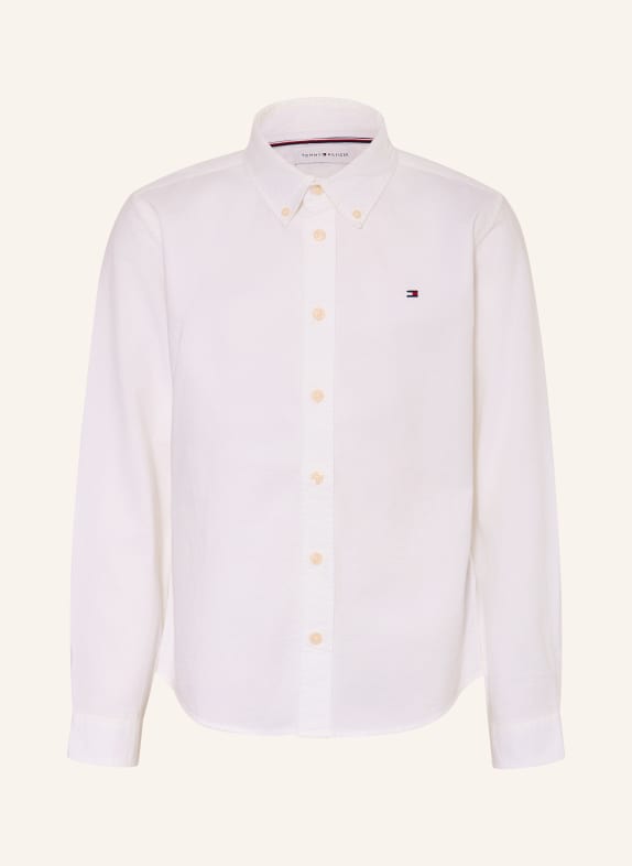 TOMMY HILFIGER Oxford-skjorte HVID