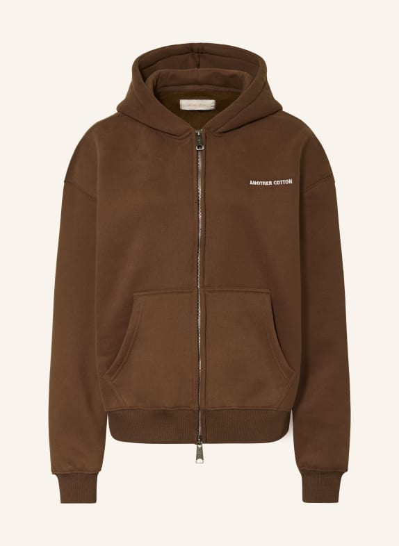 another COTTON LAB EASY RIDES Sweatshirt BROWN / WHITE