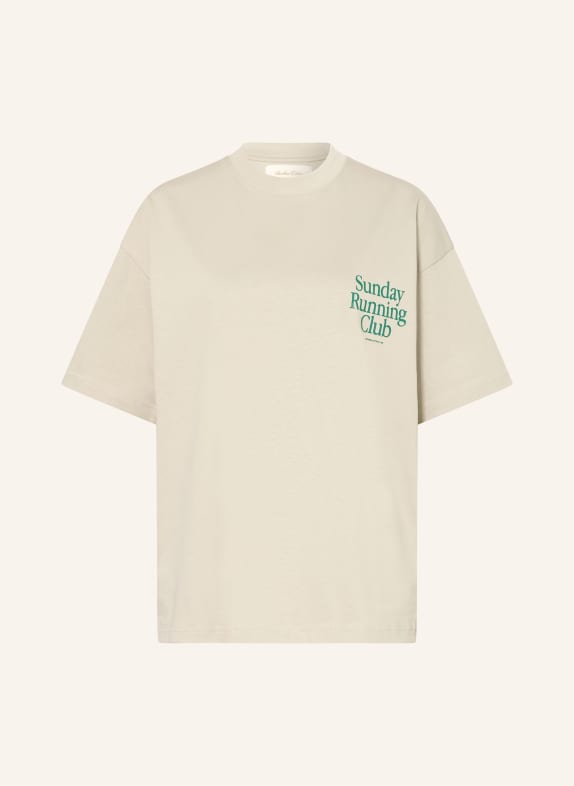 another COTTON LAB T-shirt LIGHT GREEN / DARK GREEN
