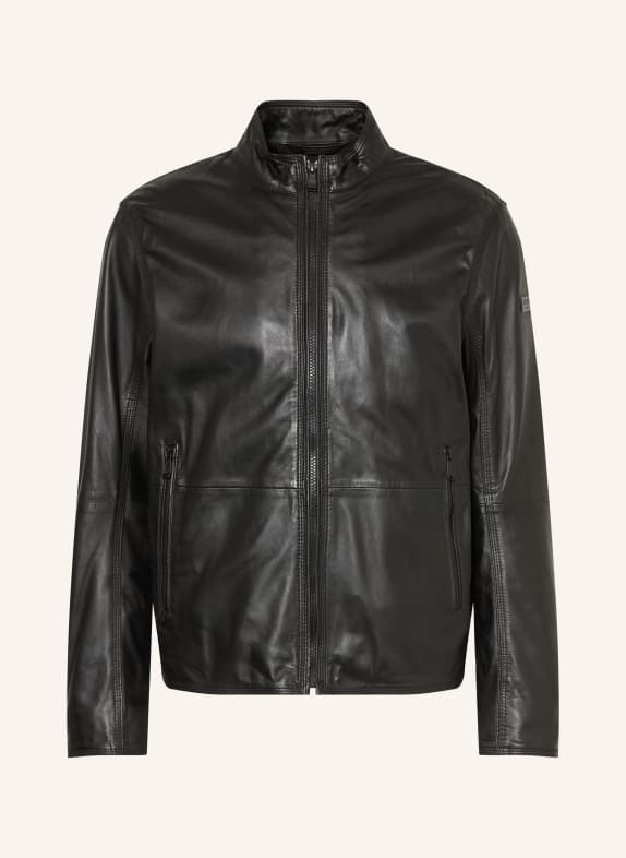JOOP! JEANS Veste en cuir NOIR