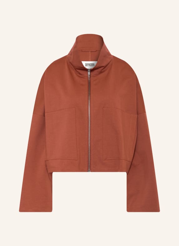 DRYKORN Kastenjacke ELSTOW aus Jersey BRAUN