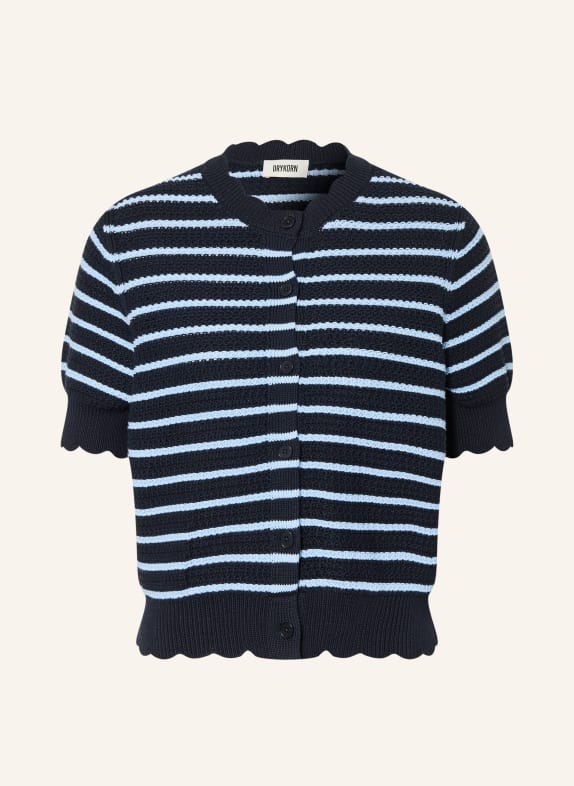 DRYKORN DARYANI Cardigan DARK BLUE / LIGHT BLUE