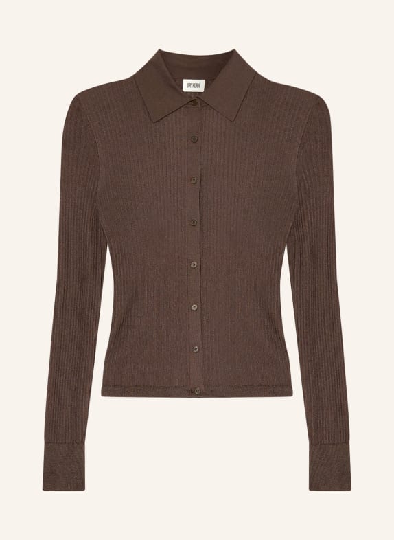 DRYKORN Strickjacke ARHANYA DUNKELBRAUN