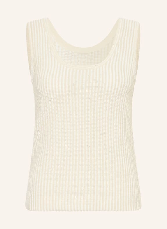 Proenza Schouler Top din tricot LENNOX MARO DESCHIS / BEJ