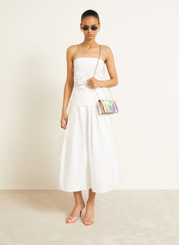 Christian Louboutin Clutch BETTINA CRÈME / PAARS / GROEN