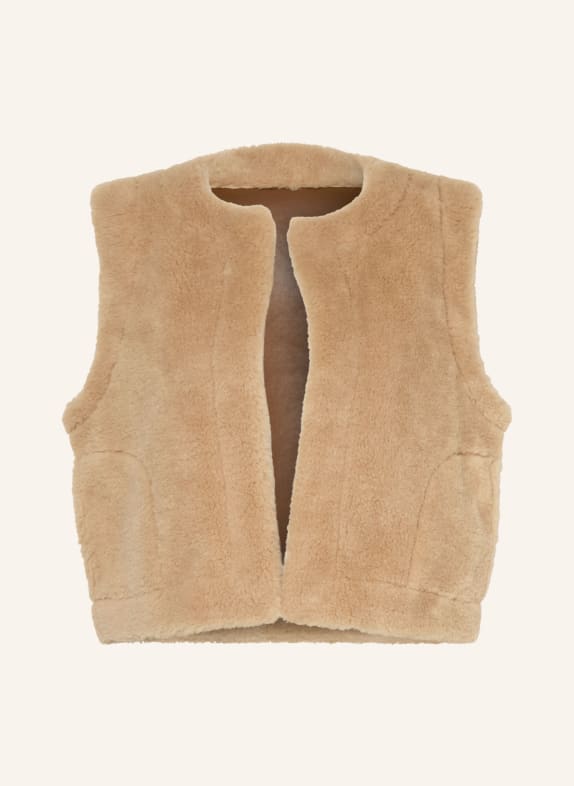 darling harbour Omkeerbare vest van teddybont BEIGE