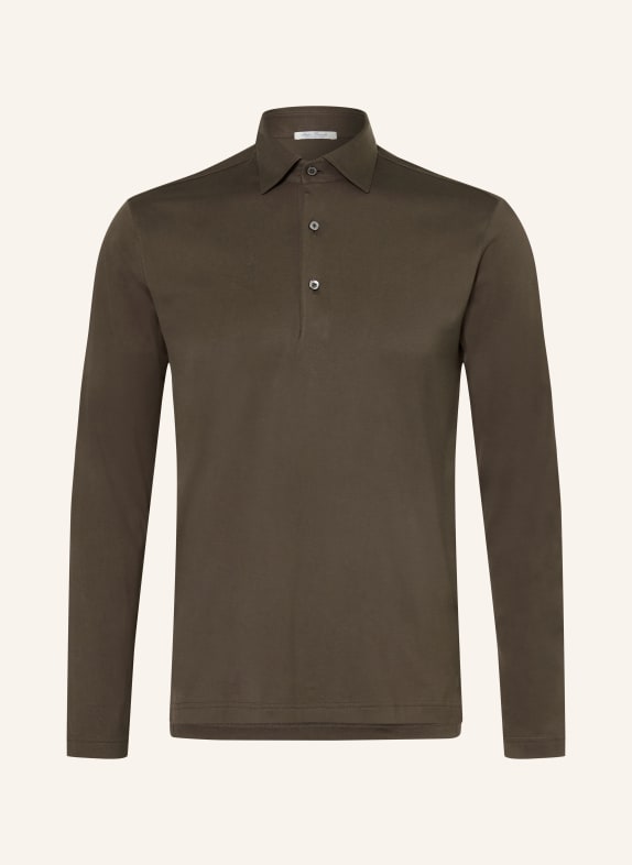 Stefan Brandt Jersey-Poloshirt LUCA DUNKELBRAUN
