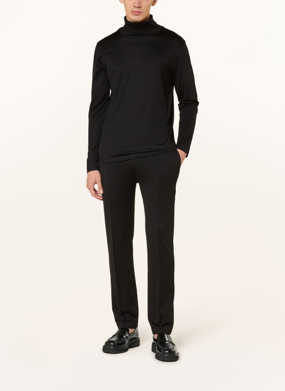 Stefan Brandt Tricou cu guler rulat ELI NEGRU
