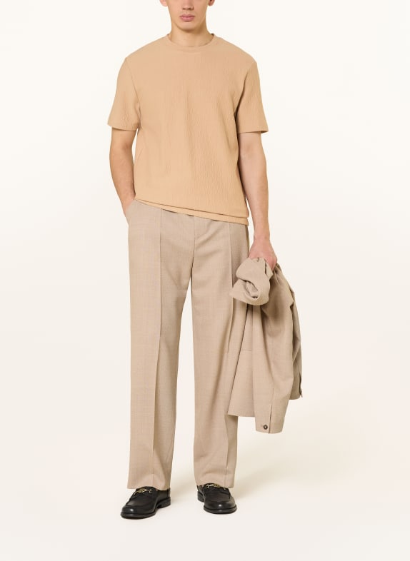 HUGO T-shirt DENO BEIGE