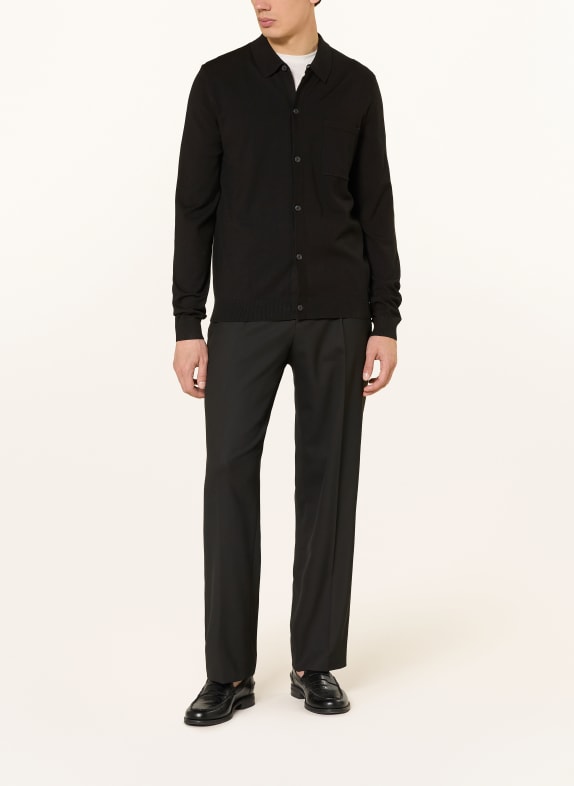 HUGO Strickjacke SAN JORDAN SCHWARZ