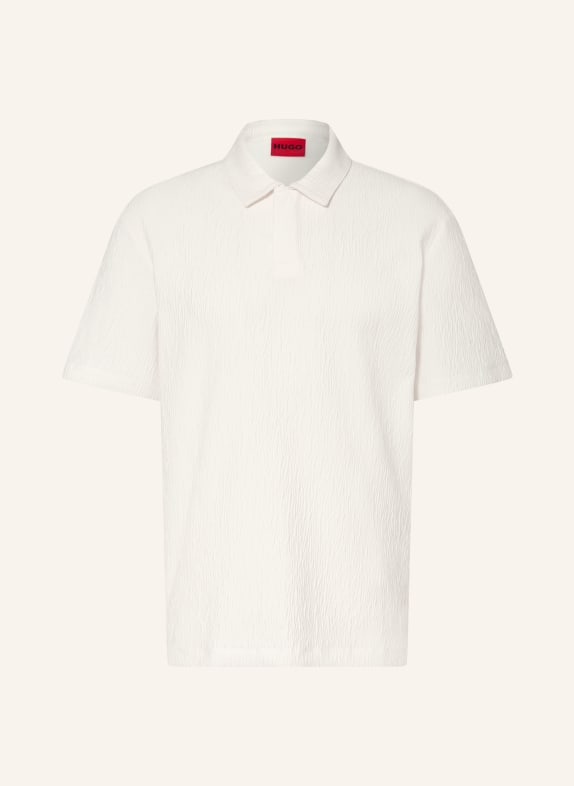 HUGO Jersey-poloskjorte DENOPOLO HVID