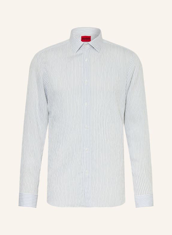 HUGO Cămașă VALERIO Slim Fit ALBASTRU DESCHIS / ALBASTRU ÎNCHIS