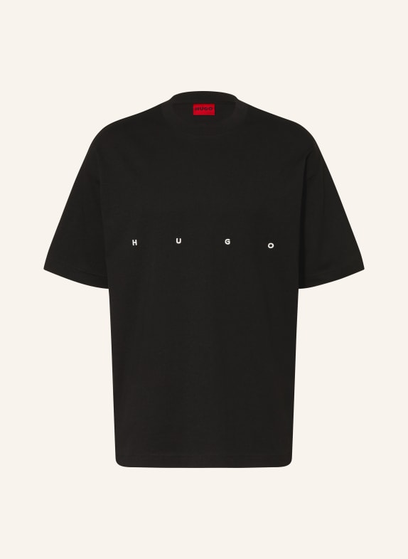 HUGO DARISO T-shirt BLACK / WHITE