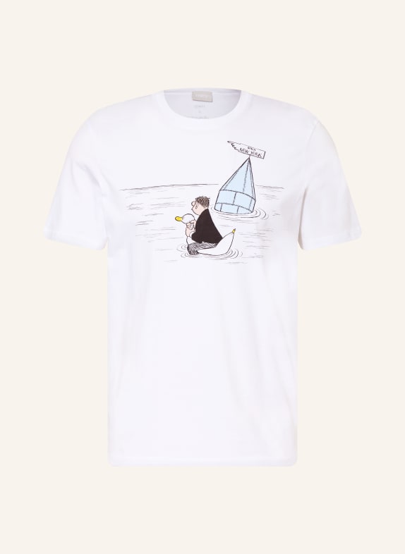 mey Cămașă de noapte mey × LORIOT ALB / ALBASTRU DESCHIS / NEGRU