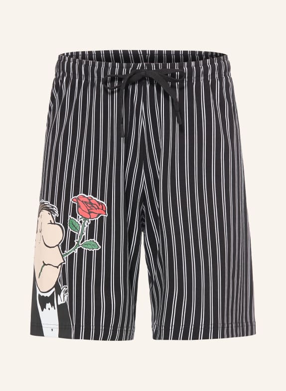 mey Pantaloni scurți de dormit mey × LORIOT NEGRU / ROȘU / ALB