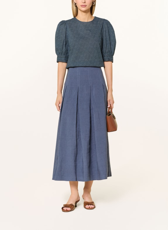 ROCKMACHERIN Blouse TULA BLAUW / WIT