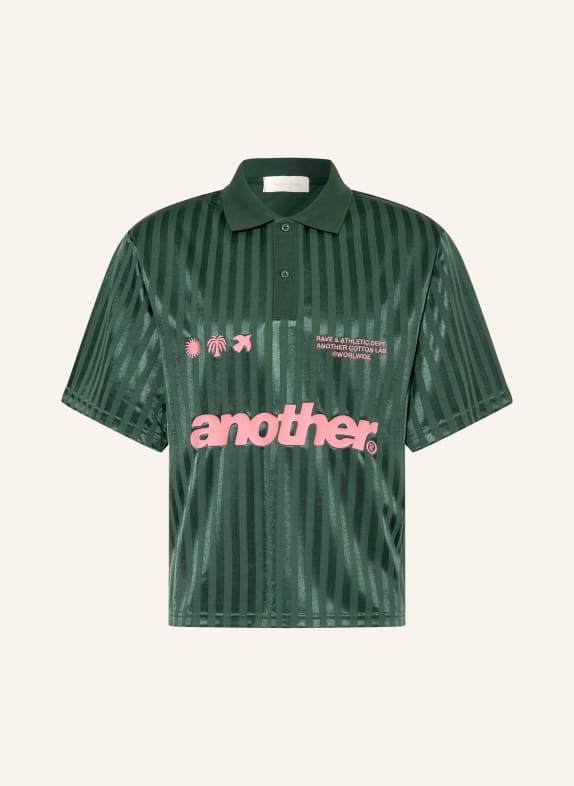 another COTTON LAB Polo en jersey GROEN / ROSE