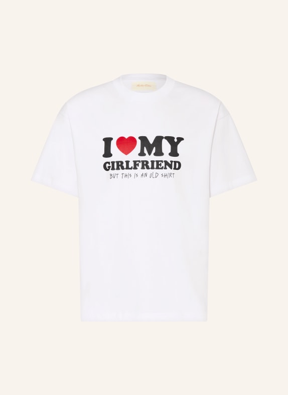 another COTTON LAB T-shirt oversize BLANC / ROUGE / NOIR