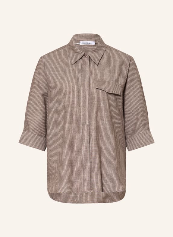 co'couture Chemisier JIHOCC MARRON / BEIGE