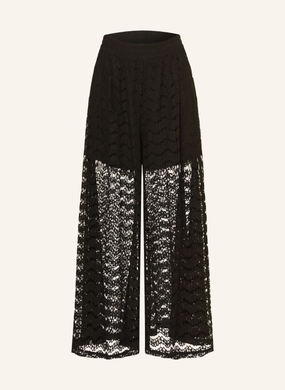 co'couture Pantalon Marlene HARRIETCC en dentelle NOIR