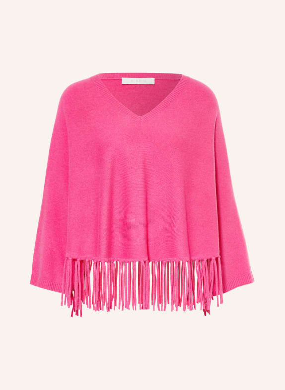 HERZENS Pullover mit Cashmere und 3/4-Arm NEONPINK