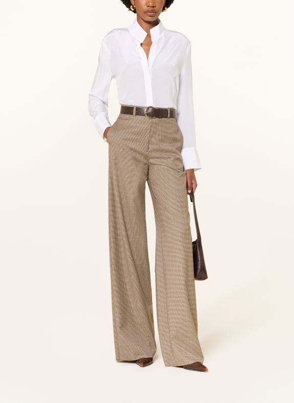HERZENS Zijden blouse WIT