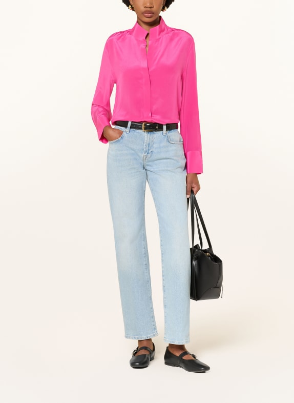 HERZENS Zijden blouse ROZE