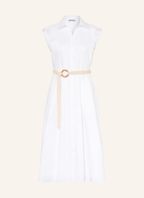 MORE & MORE Hemdblusenkleid WEISS