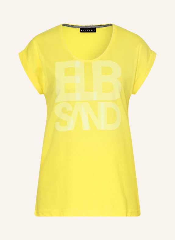 ELBSAND T-Shirt ELDIS GELB / HELLGELB