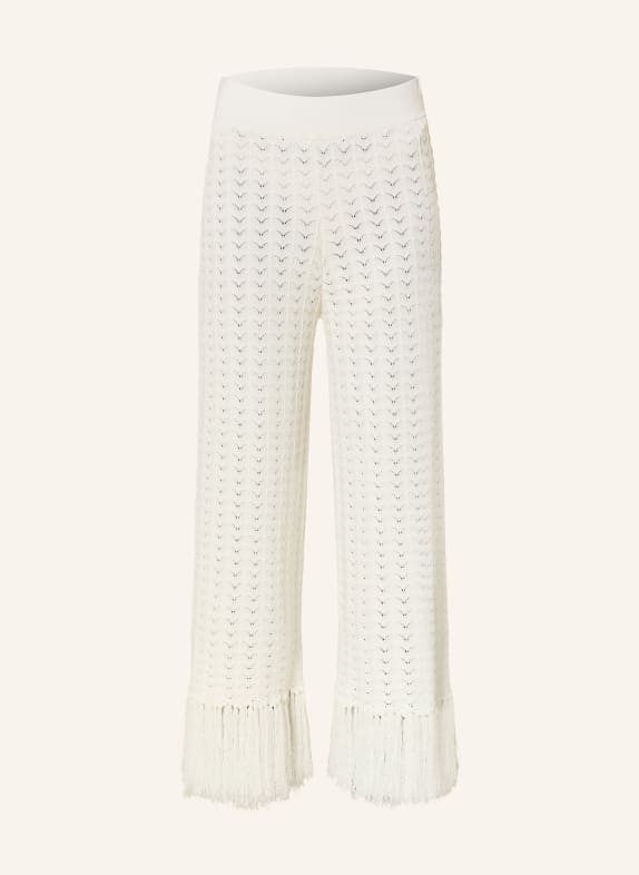MALINA Pantalon 7/8 en maille ALYCIA CRÈME