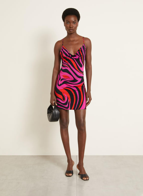 PUCCI Jersey cocktail dress PINK / RED / BLACK