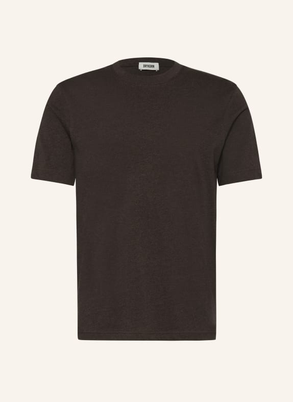 DRYKORN RAPHAEL T-shirt DARK BROWN