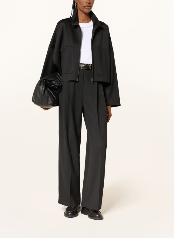 DRYKORN Piqué-Kastenjacke ELSTOW SCHWARZ
