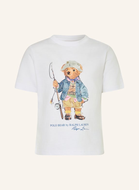 POLO RALPH LAUREN T-shirt HVID / LYSEBRUN / BLÅ