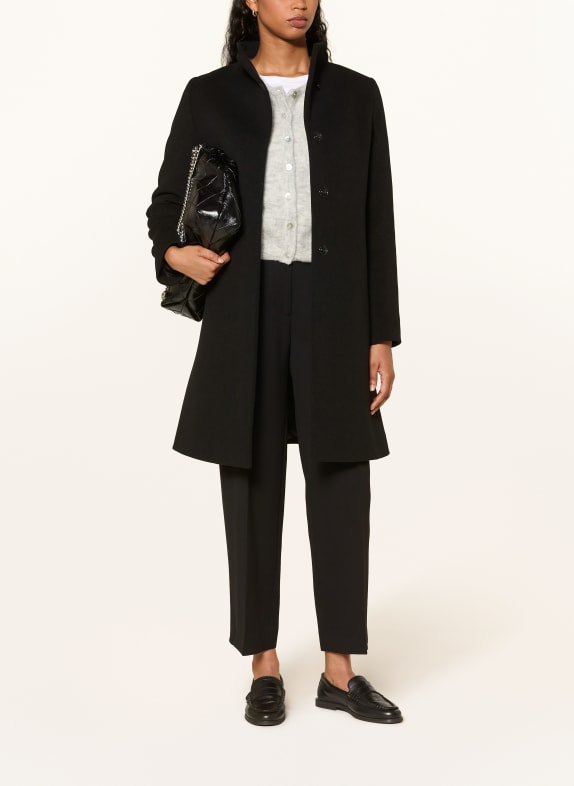 ICONS CINZIA ROCCA Manteau en laine NOIR