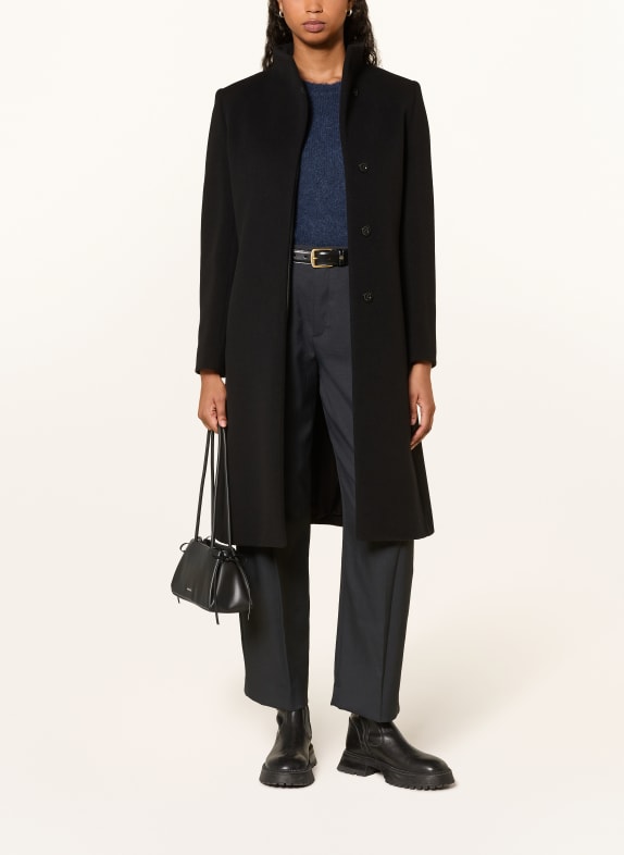 ICONS CINZIA ROCCA Manteau en laine NOIR